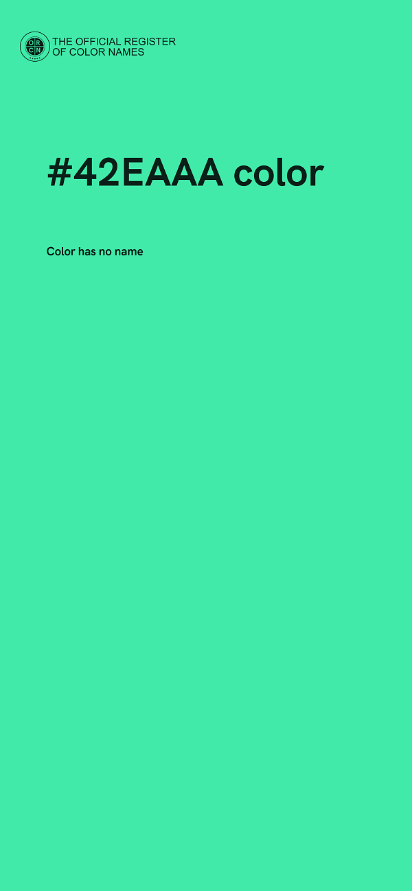 #42EAAA color image