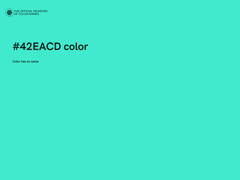 #42EACD color image