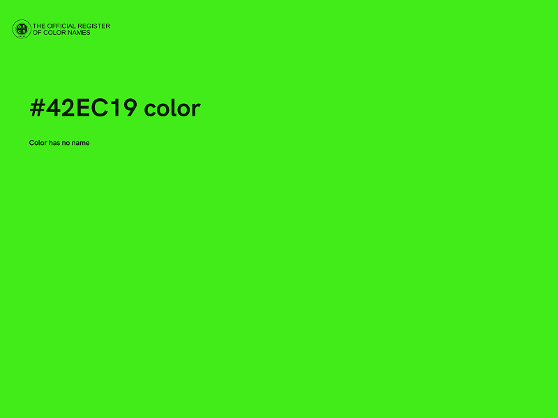 #42EC19 color image