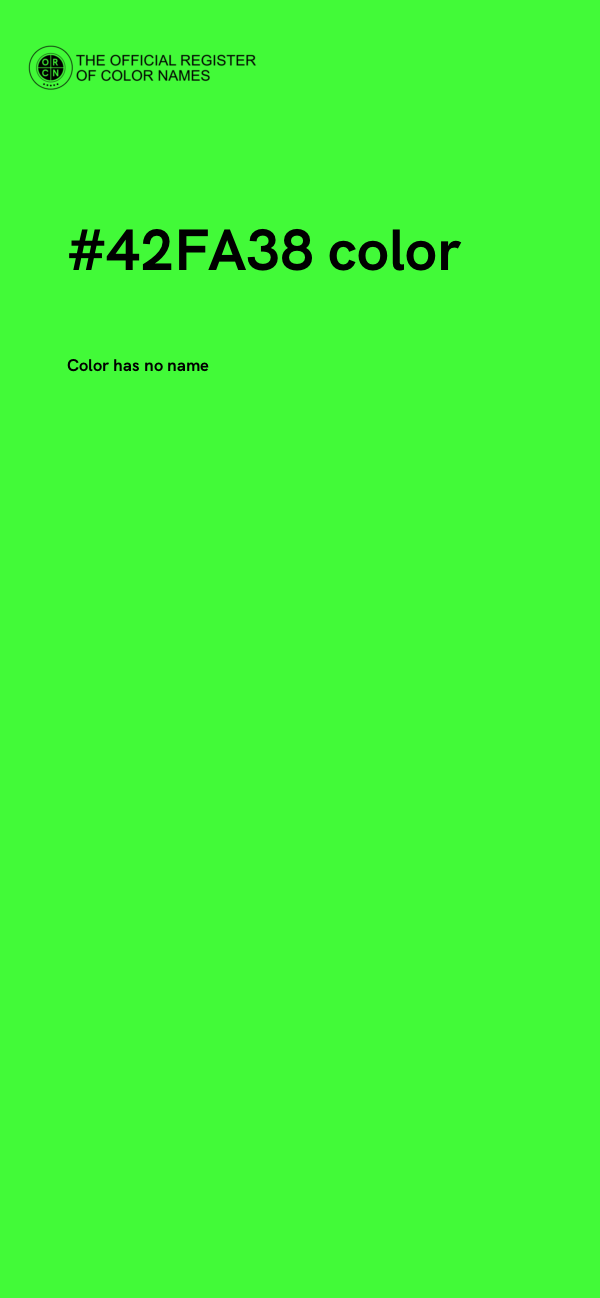 #42FA38 color image