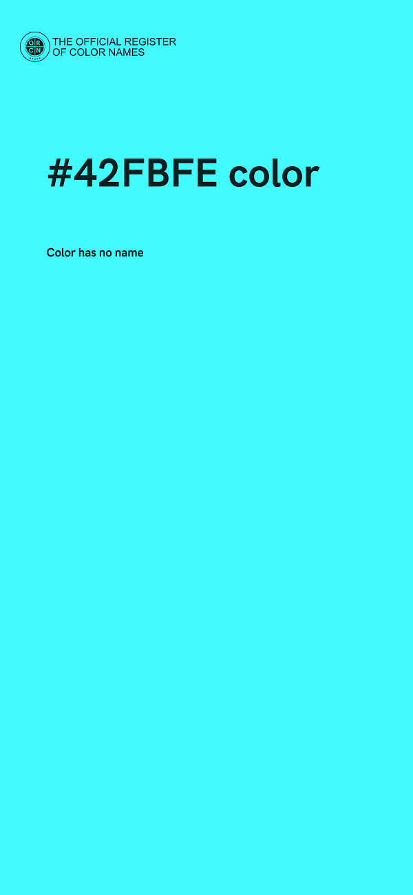 #42FBFE color image