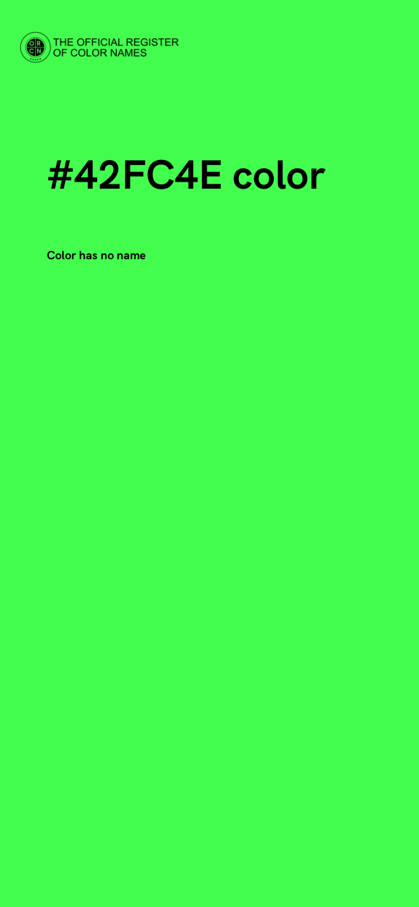 #42FC4E color image