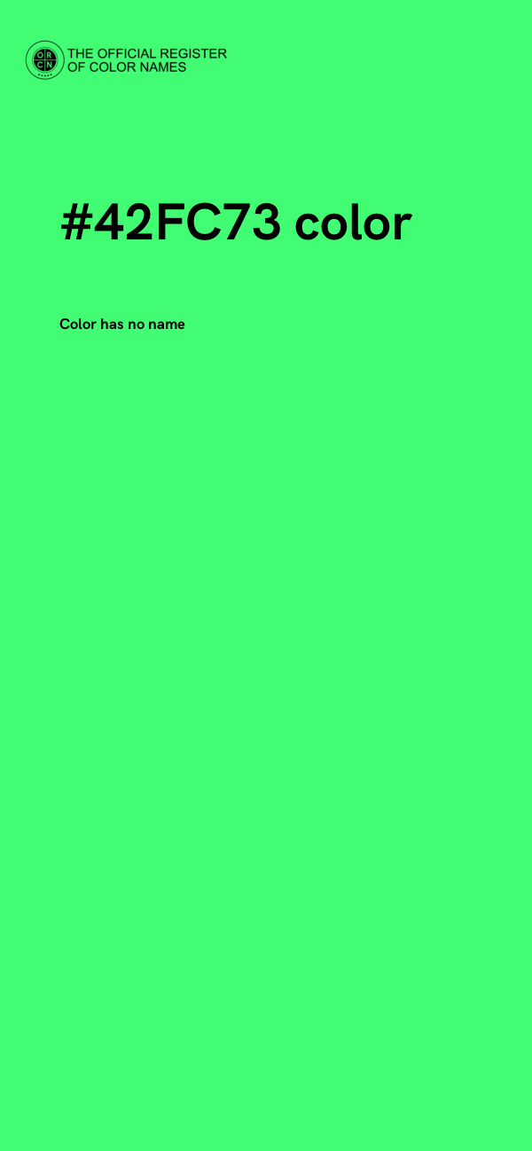 #42FC73 color image
