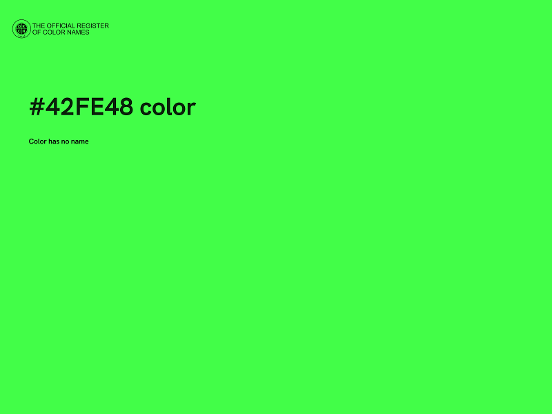 #42FE48 color image