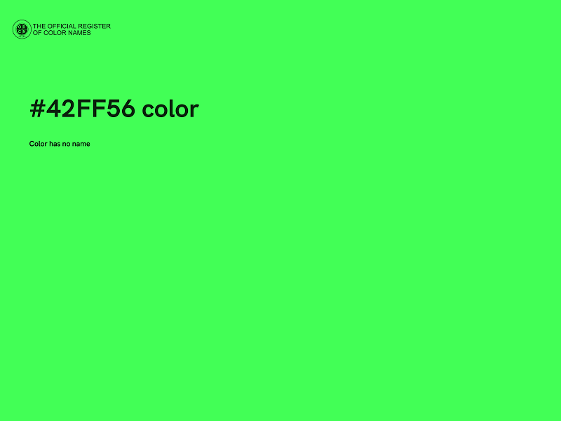 #42FF56 color image