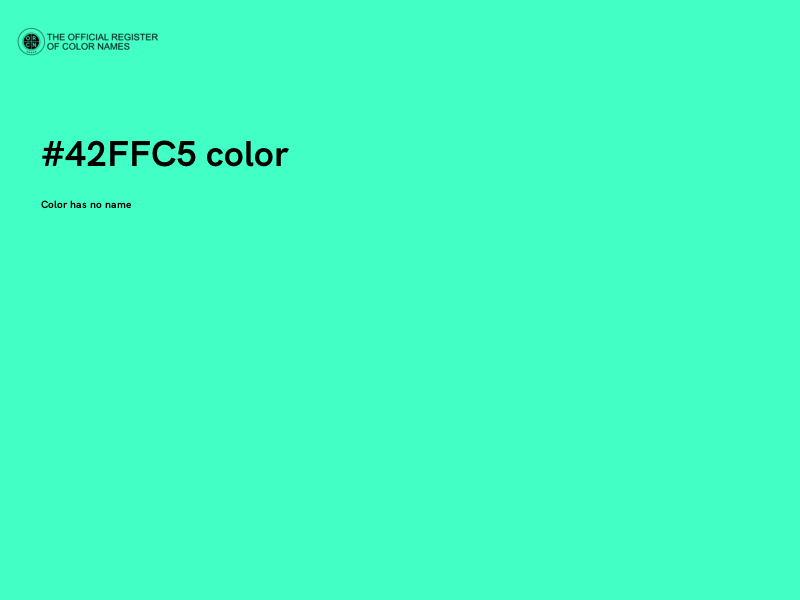 #42FFC5 color image