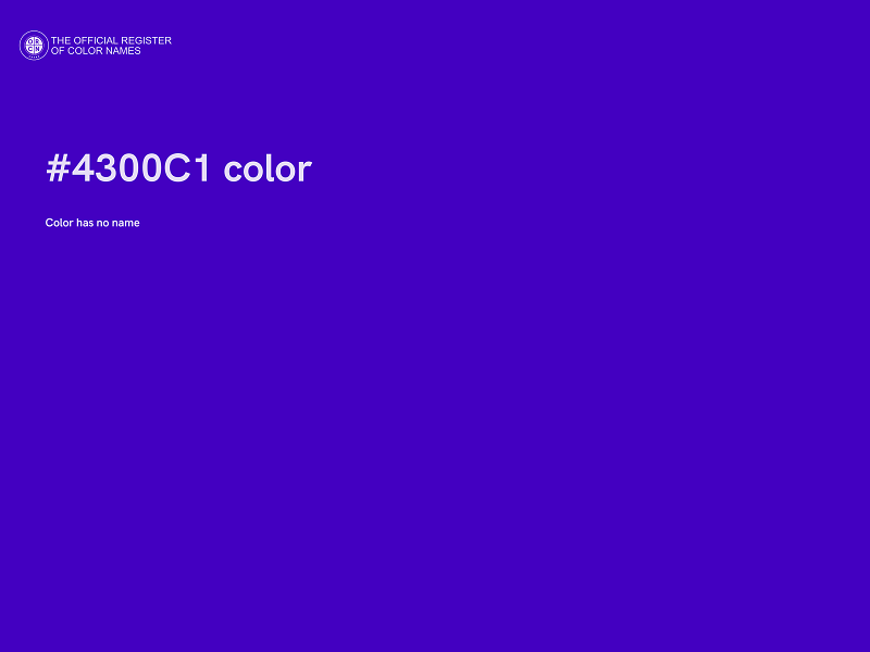 #4300C1 color image