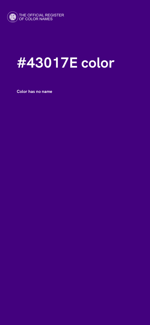 #43017E color image