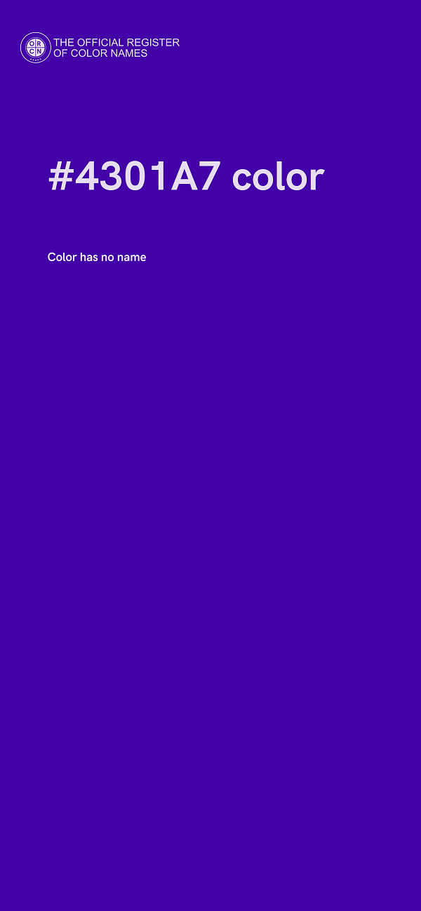 #4301A7 color image