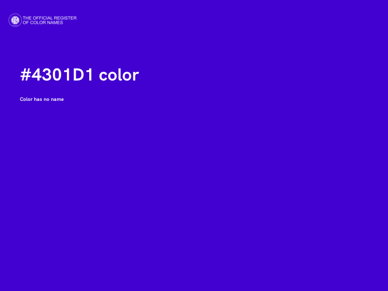 #4301D1 color image