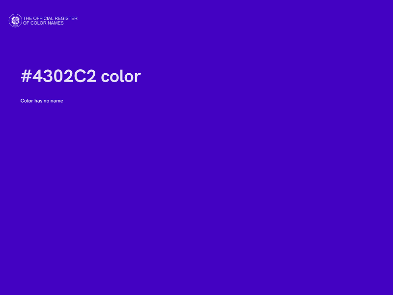 #4302C2 color image