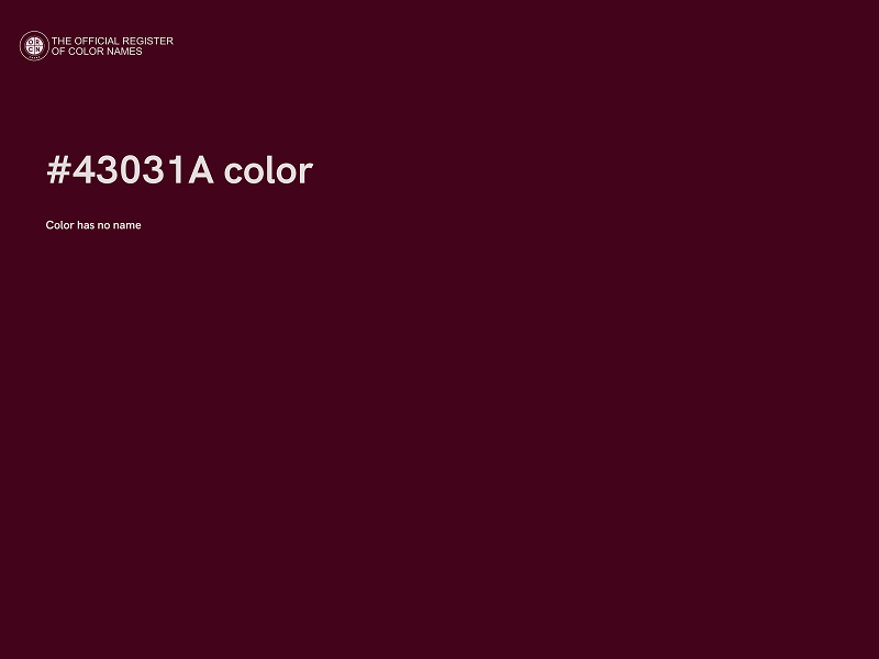 #43031A color image
