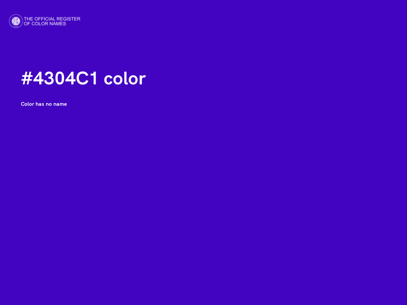 #4304C1 color image