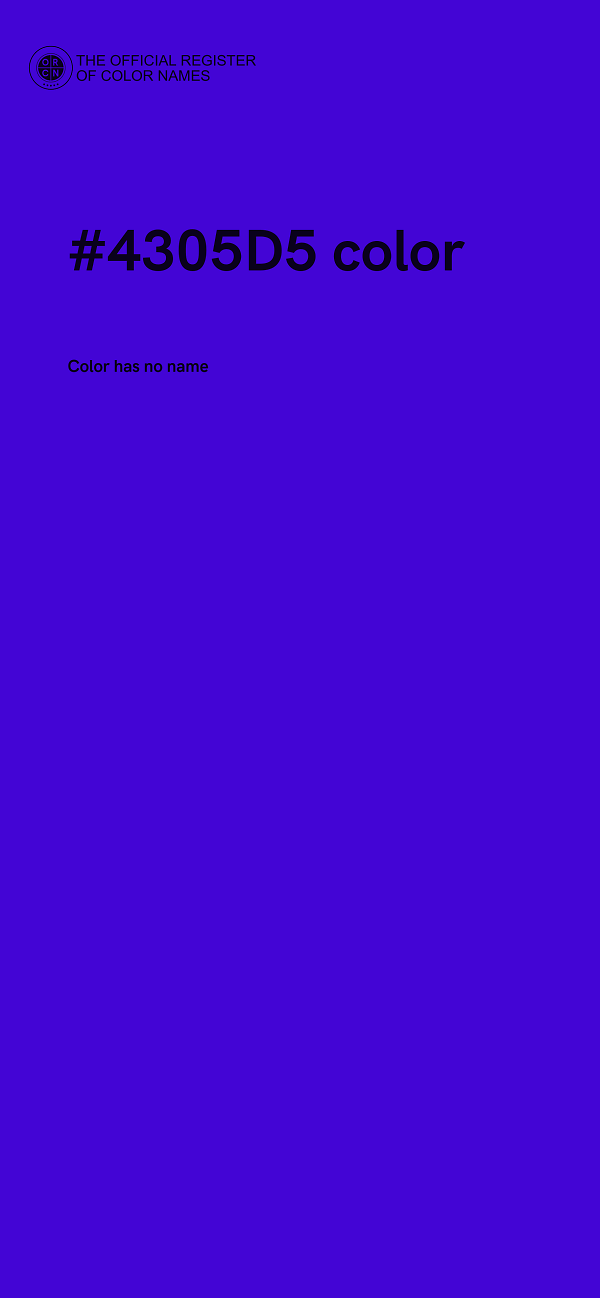 #4305D5 color image