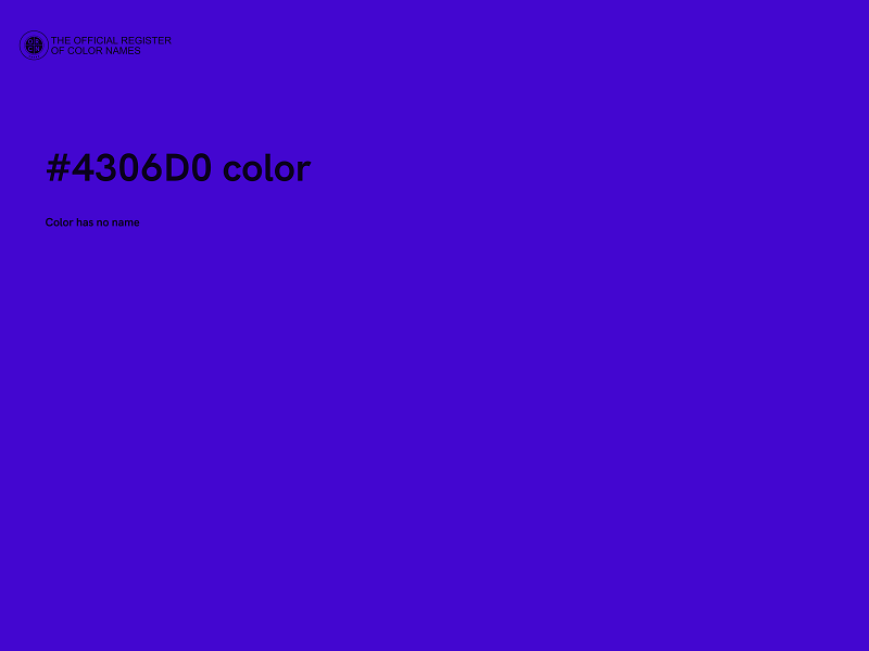 #4306D0 color image