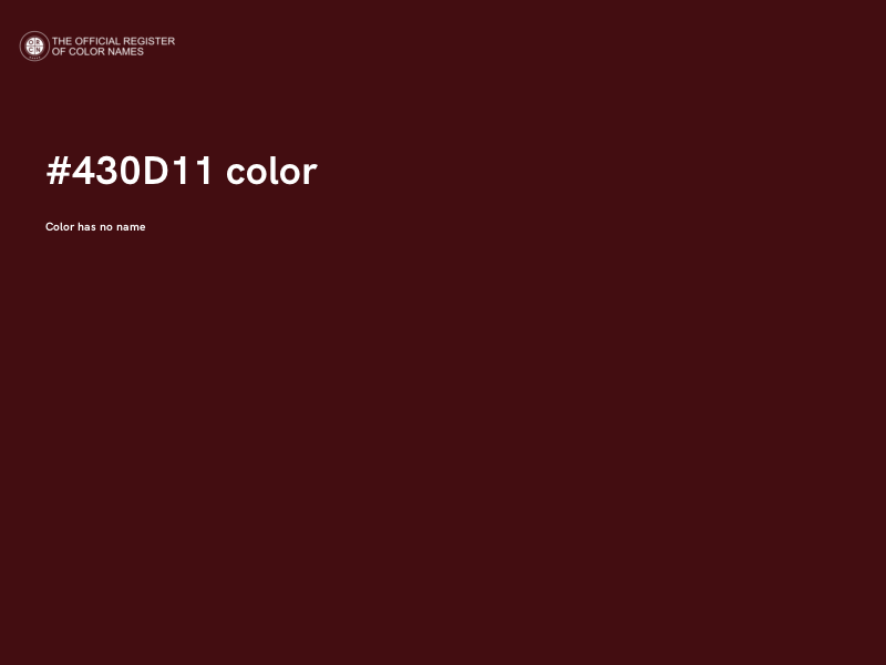 #430D11 color image