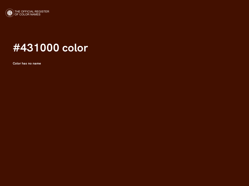 #431000 color image