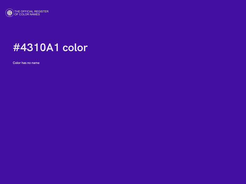 #4310A1 color image