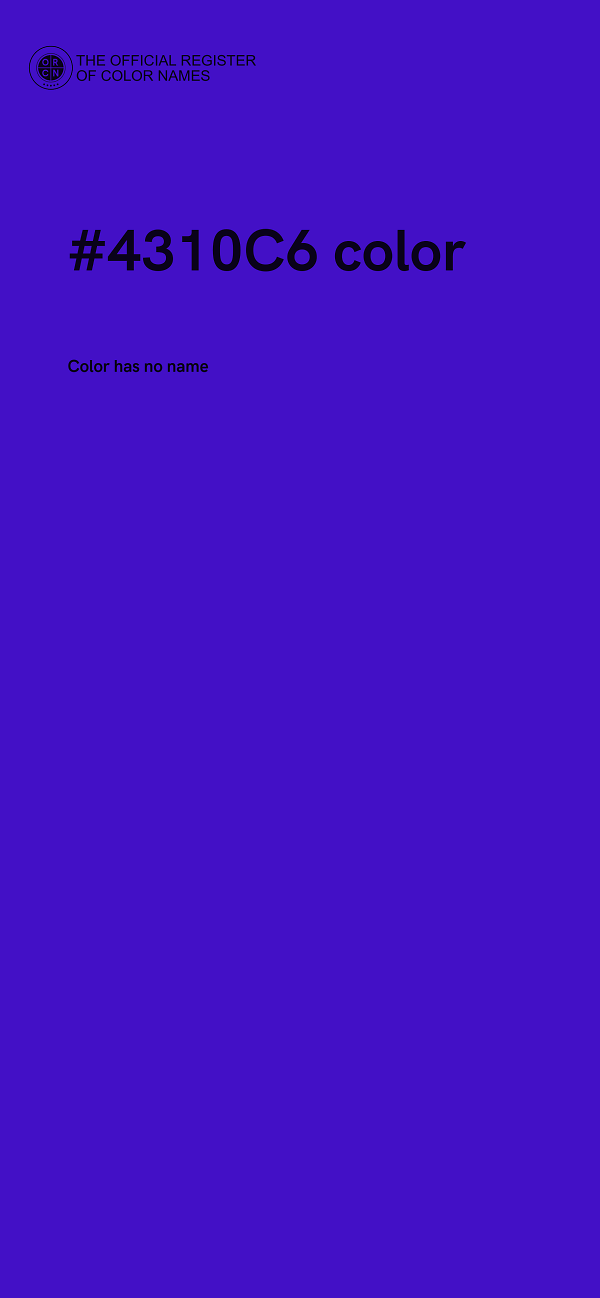 #4310C6 color image