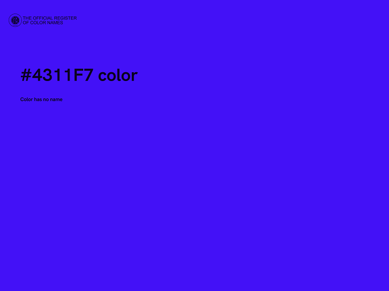 #4311F7 color image