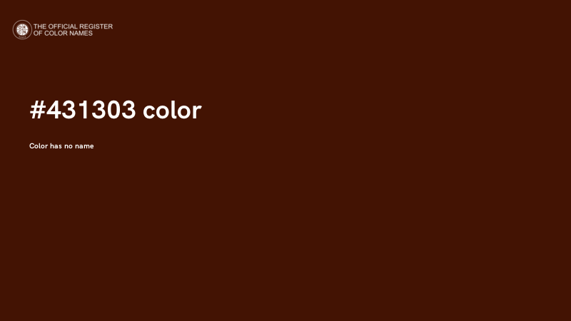 #431303 color image