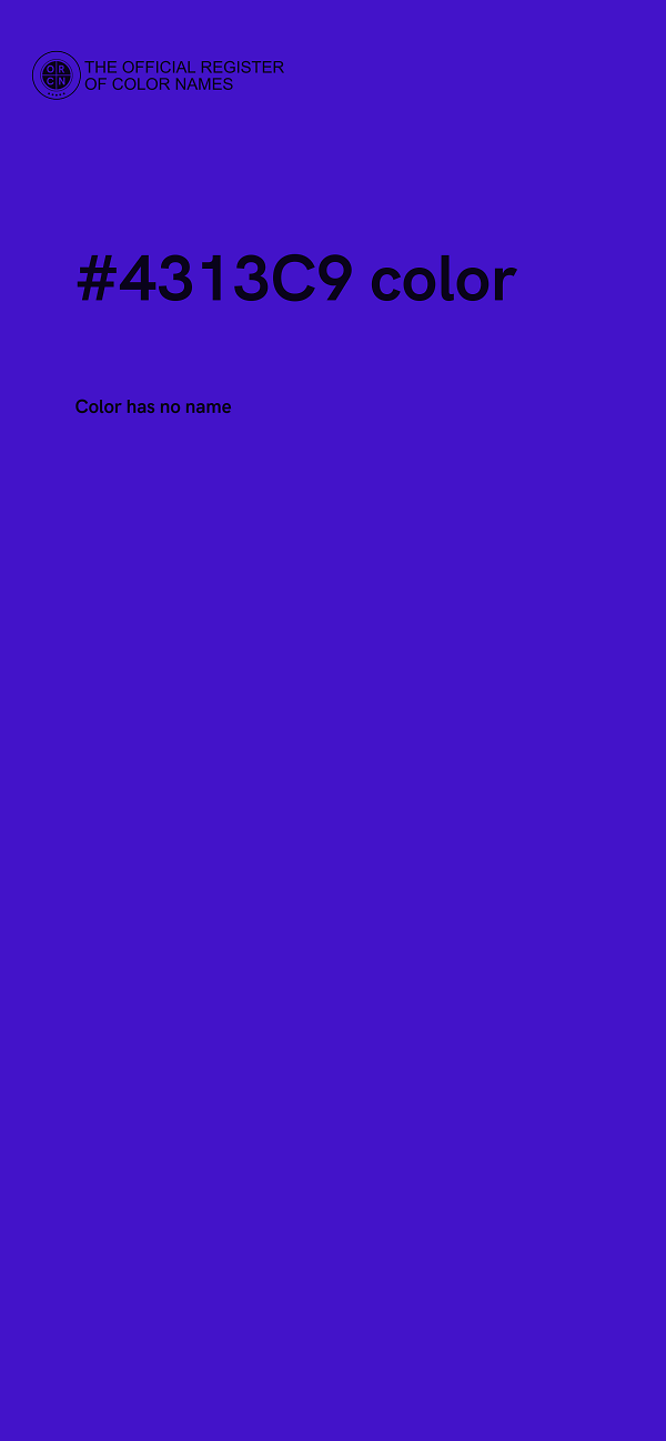 #4313C9 color image