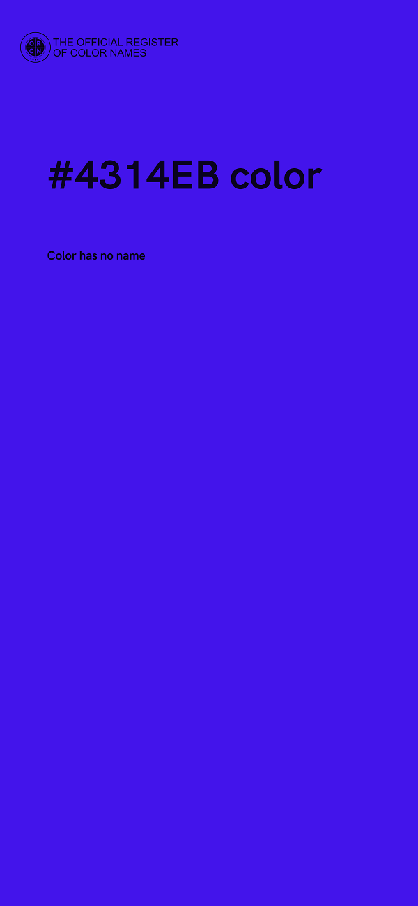 #4314EB color image
