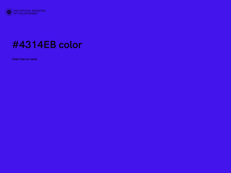 #4314EB color image