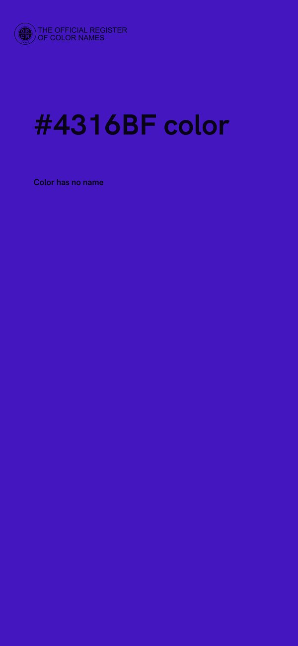 #4316BF color image