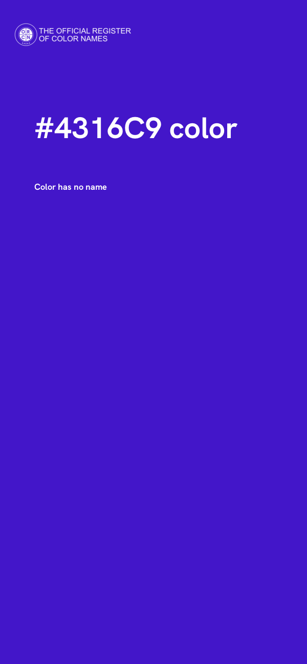 #4316C9 color image