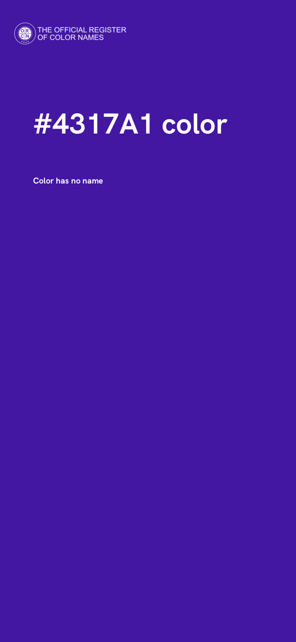 #4317A1 color image