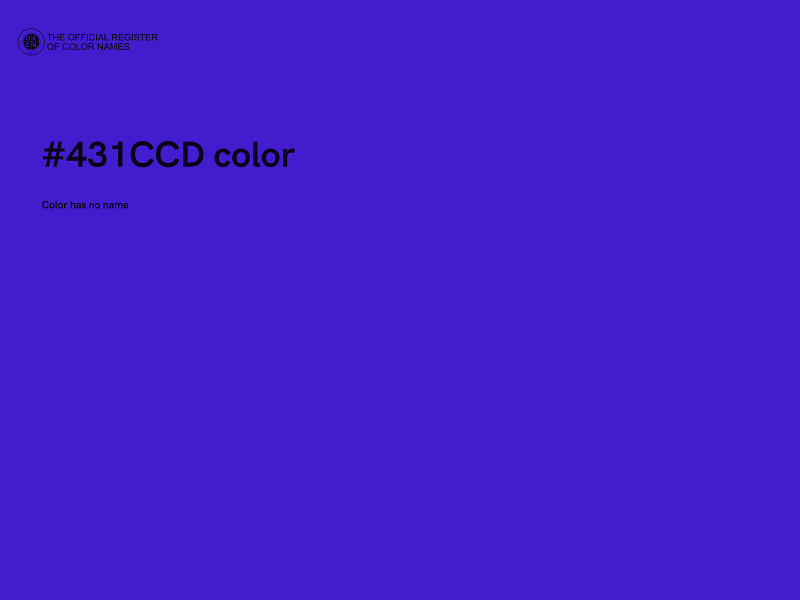 #431CCD color image