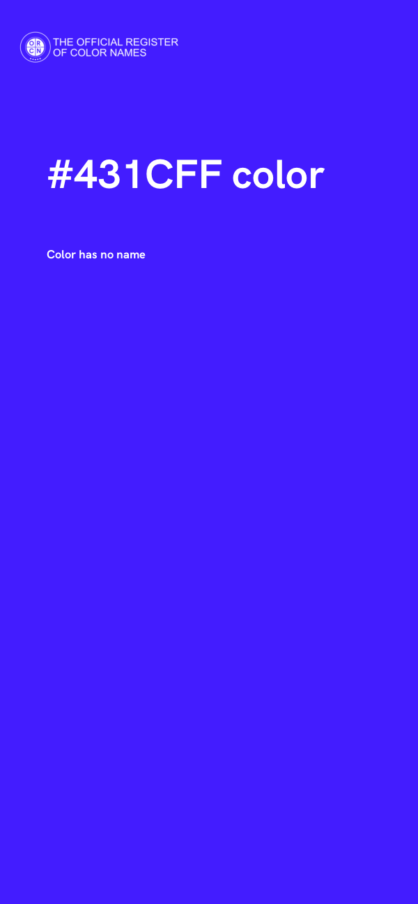 #431CFF color image