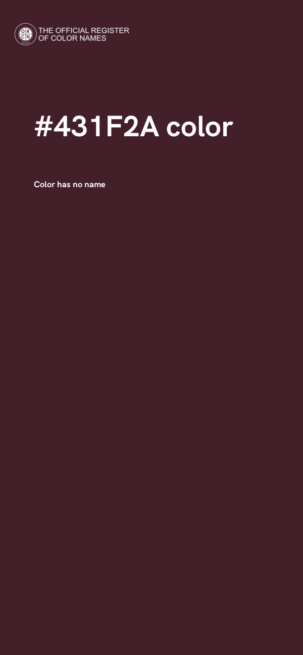 #431F2A color image