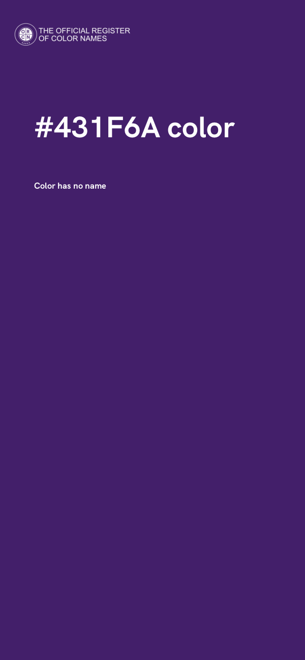 #431F6A color image