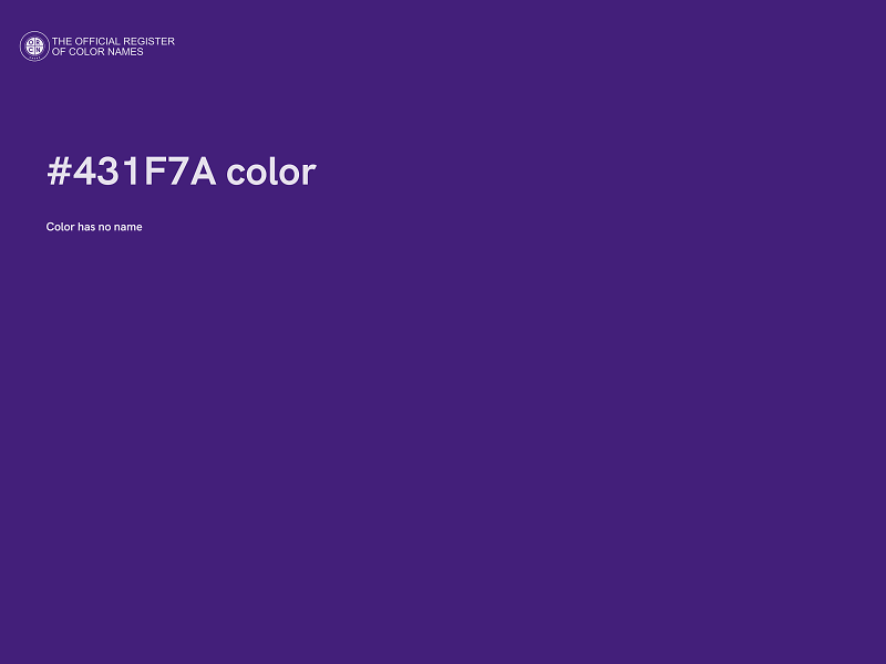 #431F7A color image