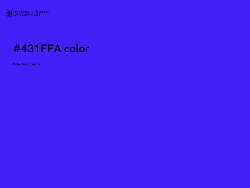 #431FFA color image