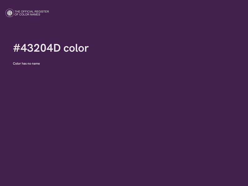 #43204D color image