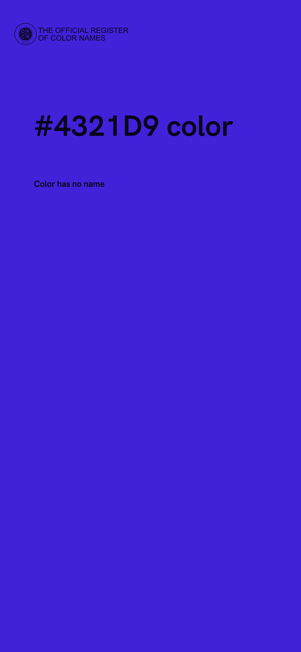 #4321D9 color image