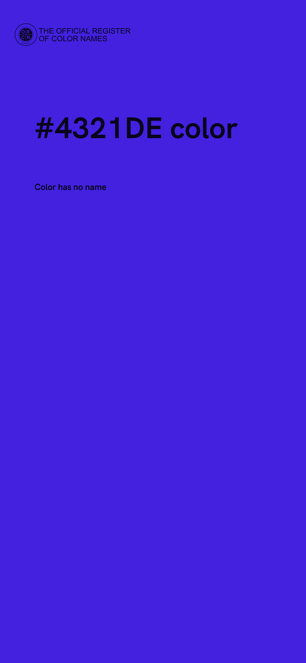 #4321DE color image