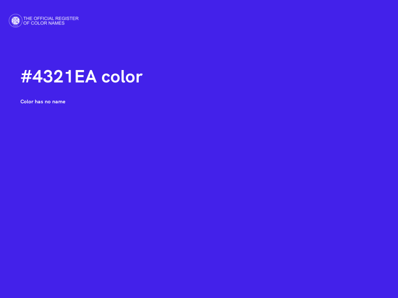 #4321EA color image