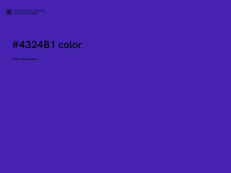 #4324B1 color image