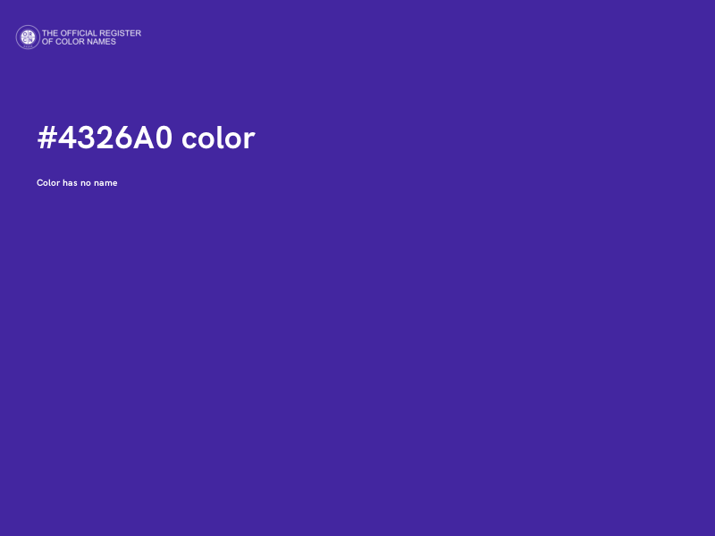 #4326A0 color image