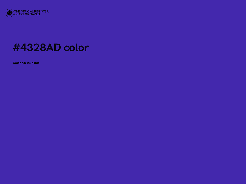 #4328AD color image