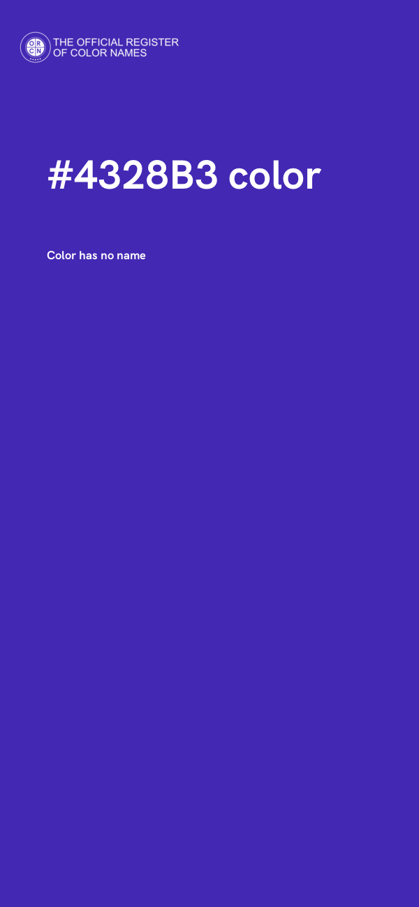 #4328B3 color image