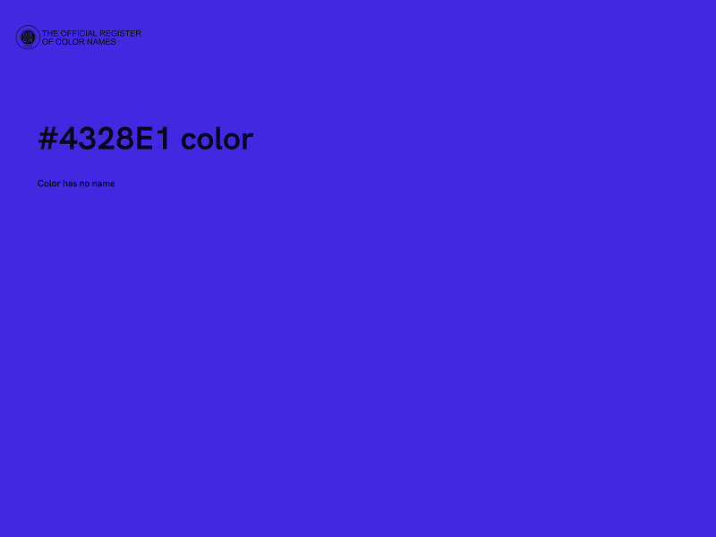 #4328E1 color image