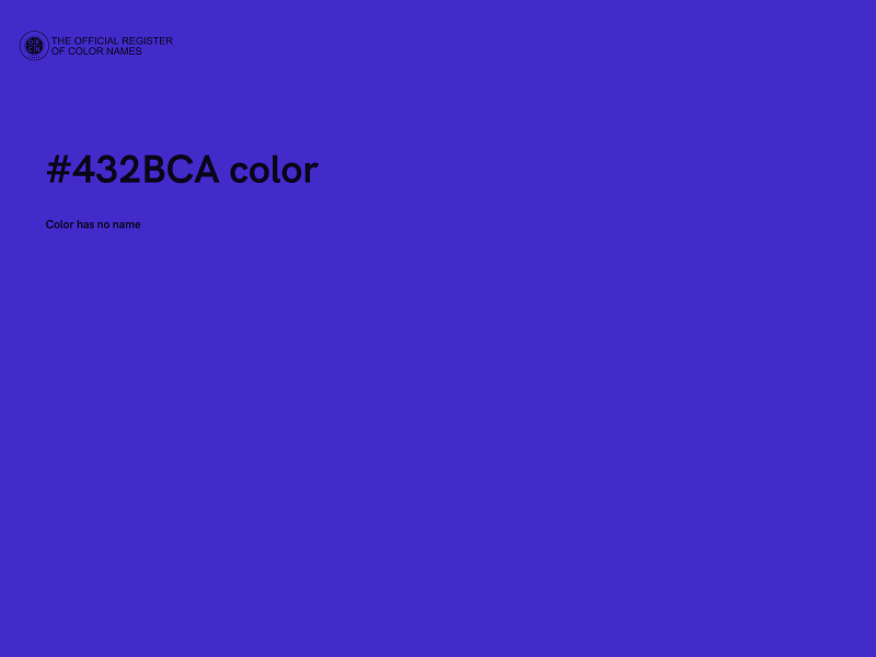 #432BCA color image