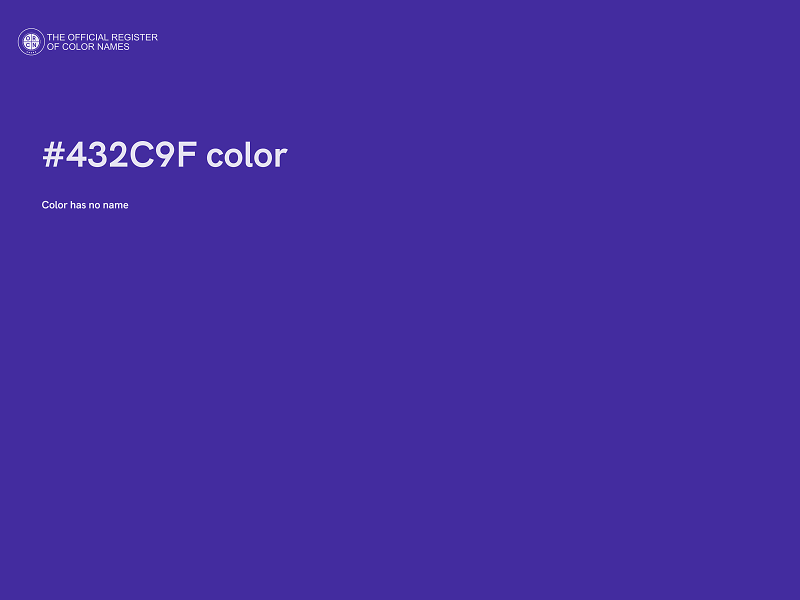 #432C9F color image