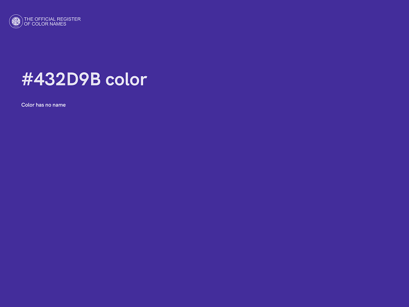 #432D9B color image