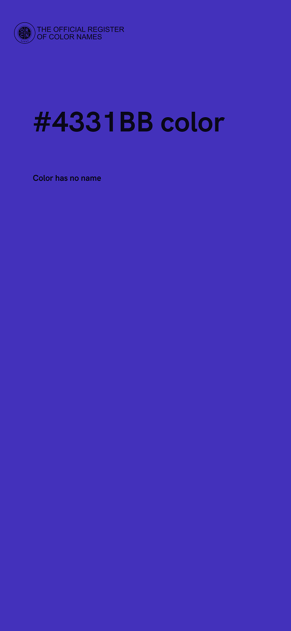 #4331BB color image